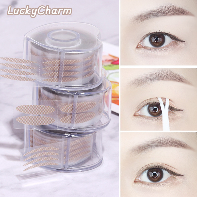 สติกเกอร์ตาสองชั้น สติกเกอร์ตา2ชั้น มีกาวในตัว ไร้รอย สีธรรมชาติ ติดทน มองไม่เห็น ติดทน COD