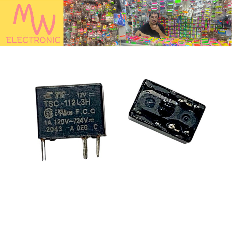 Relay TSC-112L3H-DC12V-6ขา(ราคาต่อ 1ชิ้น)ขนาด 7x12x9.5mm มีพร้อมส่งในไทย