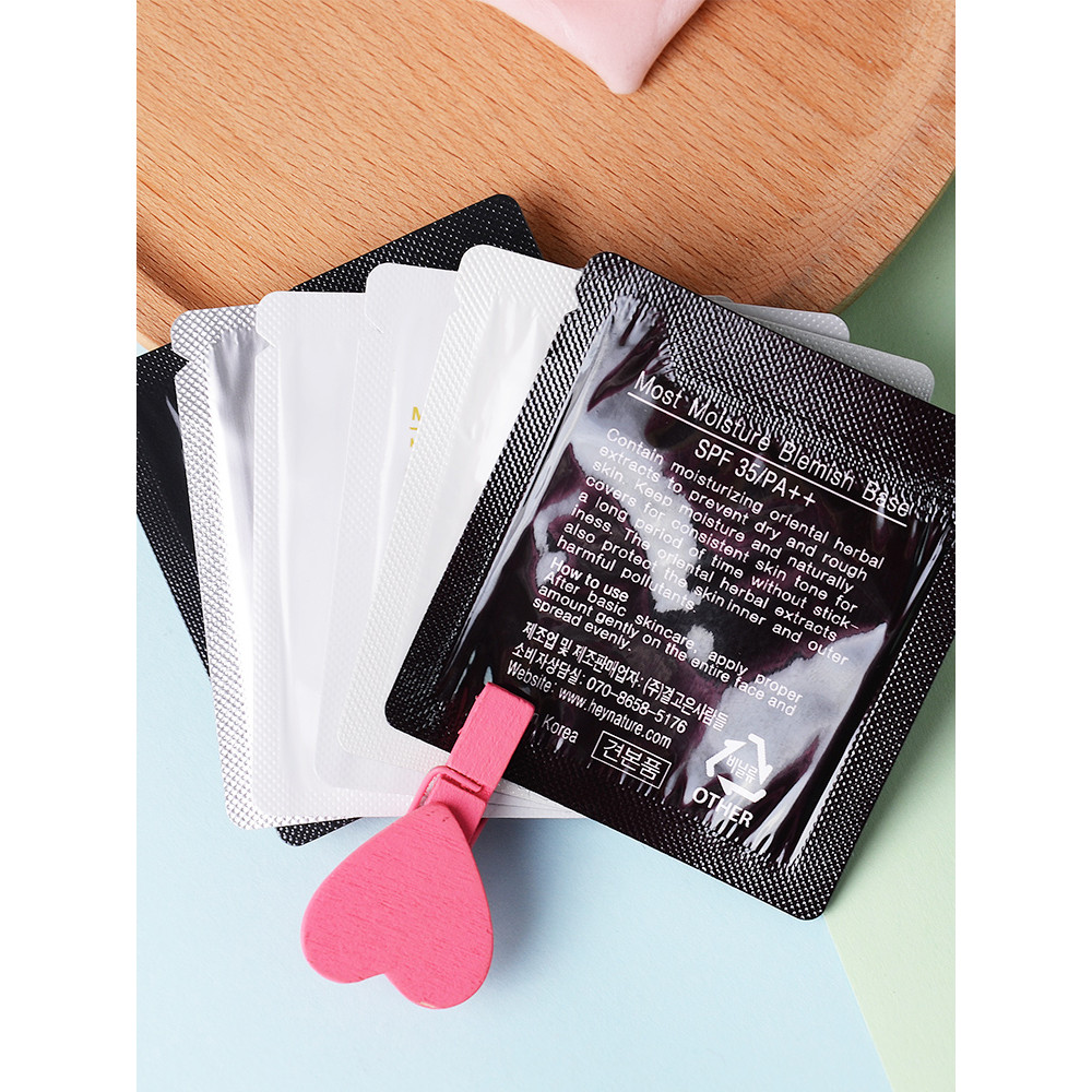 สต็อกพร้อม#拍20片包邮小腻腻A大Heynature韩妮采植物BB霜小样 ครีมกันแดด SPF35 เมคอัพ รีมูฟเวอร์ ld666