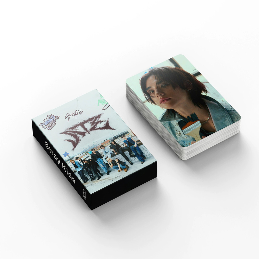 55 SKZ SKZ Stray Kids Photocard Album ATE Lomo Collection Cards [cxSY]