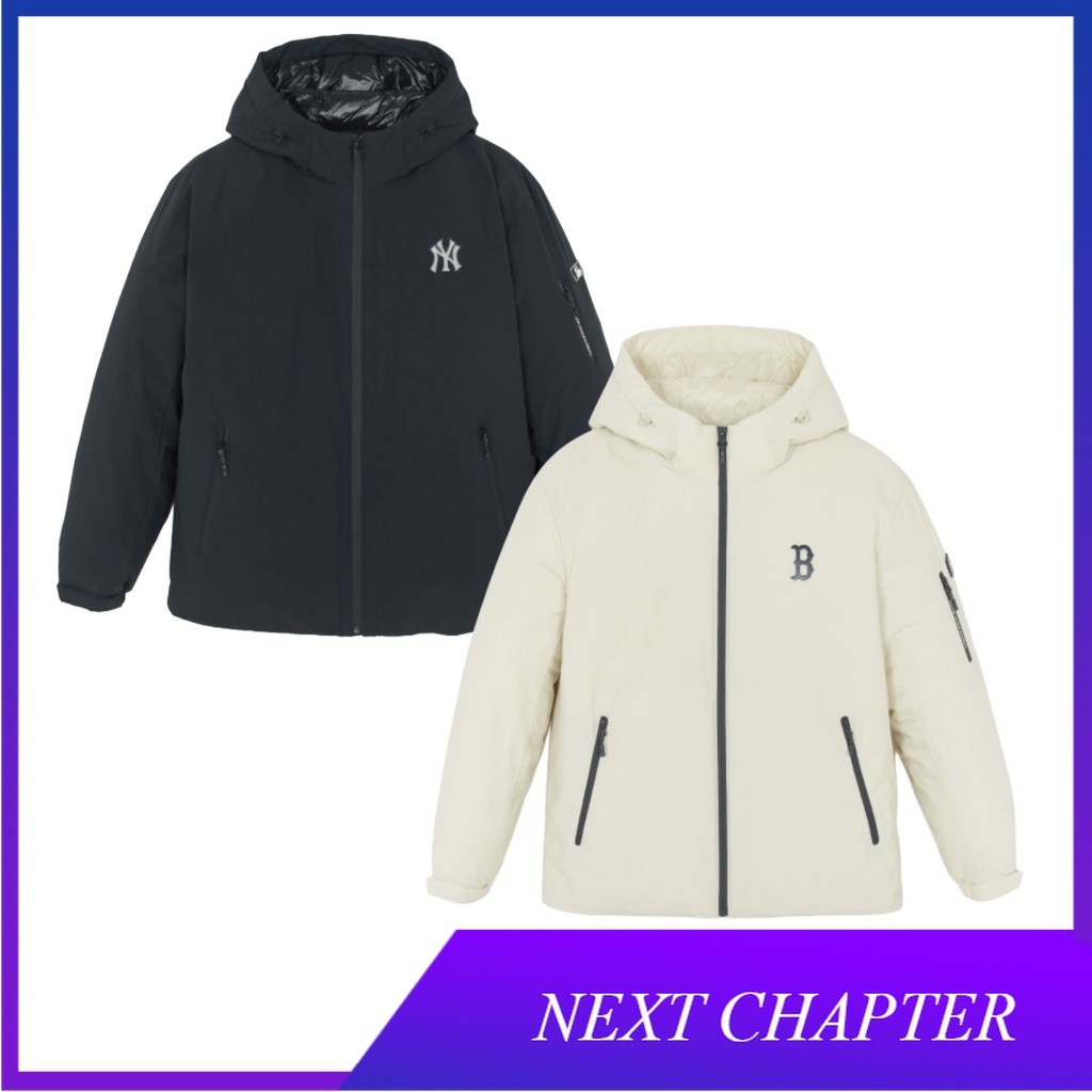 NC เกาหลีเลือก MLB Hooded Light Padding 3ADJB0156 K-FASHION OUTER / STREET STYLE ผ่าน NC Proxy Line