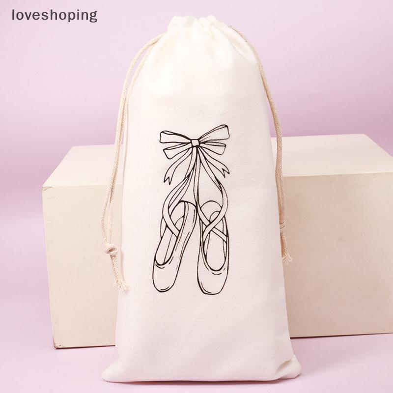 [loveshoping] Dance Bag Shoes Storage Pouch Ballet Organizer Handbag Bags Pouches Satin Ballet Shoe 