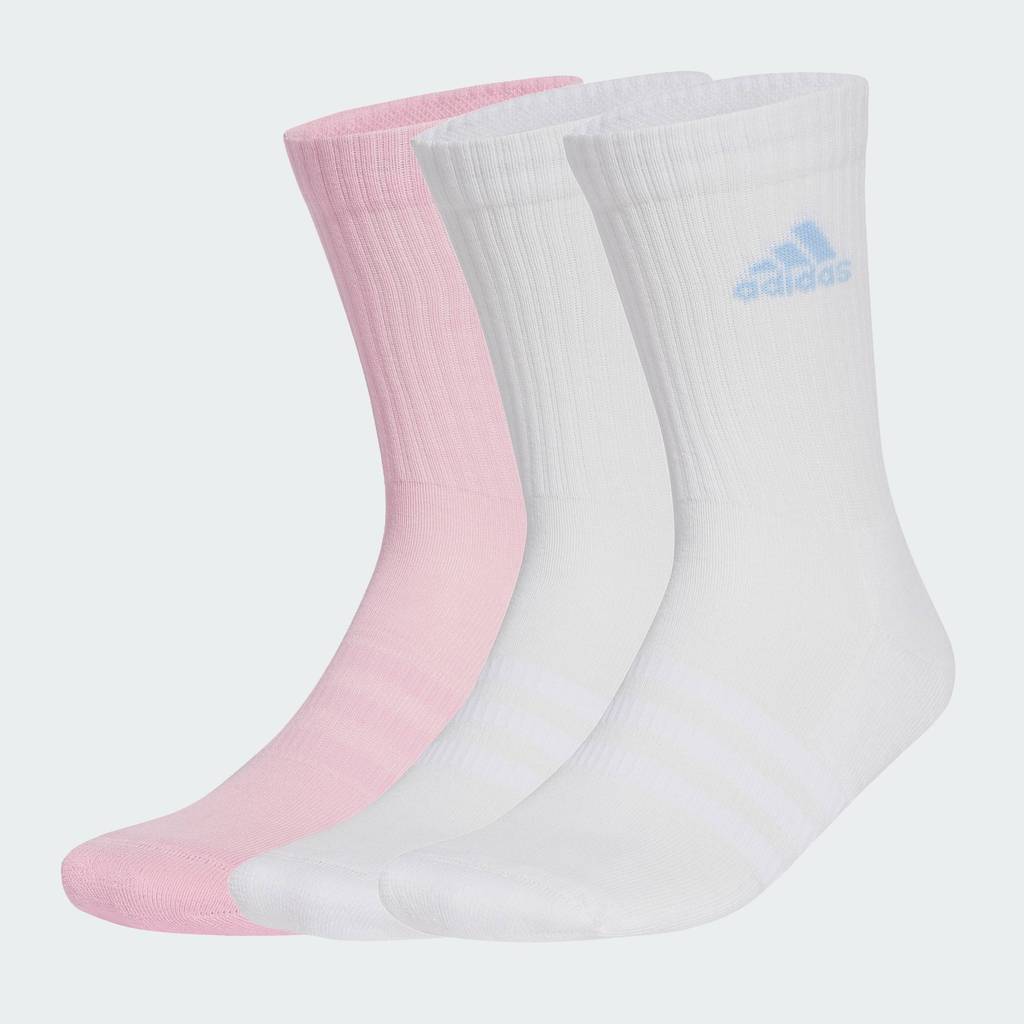 adidas ไลฟ์สไตล์ ถุงเท้าความยาวครึ่งแข้งนุ่มสบาย (3 คู่) Unisex สีขาว JC9382