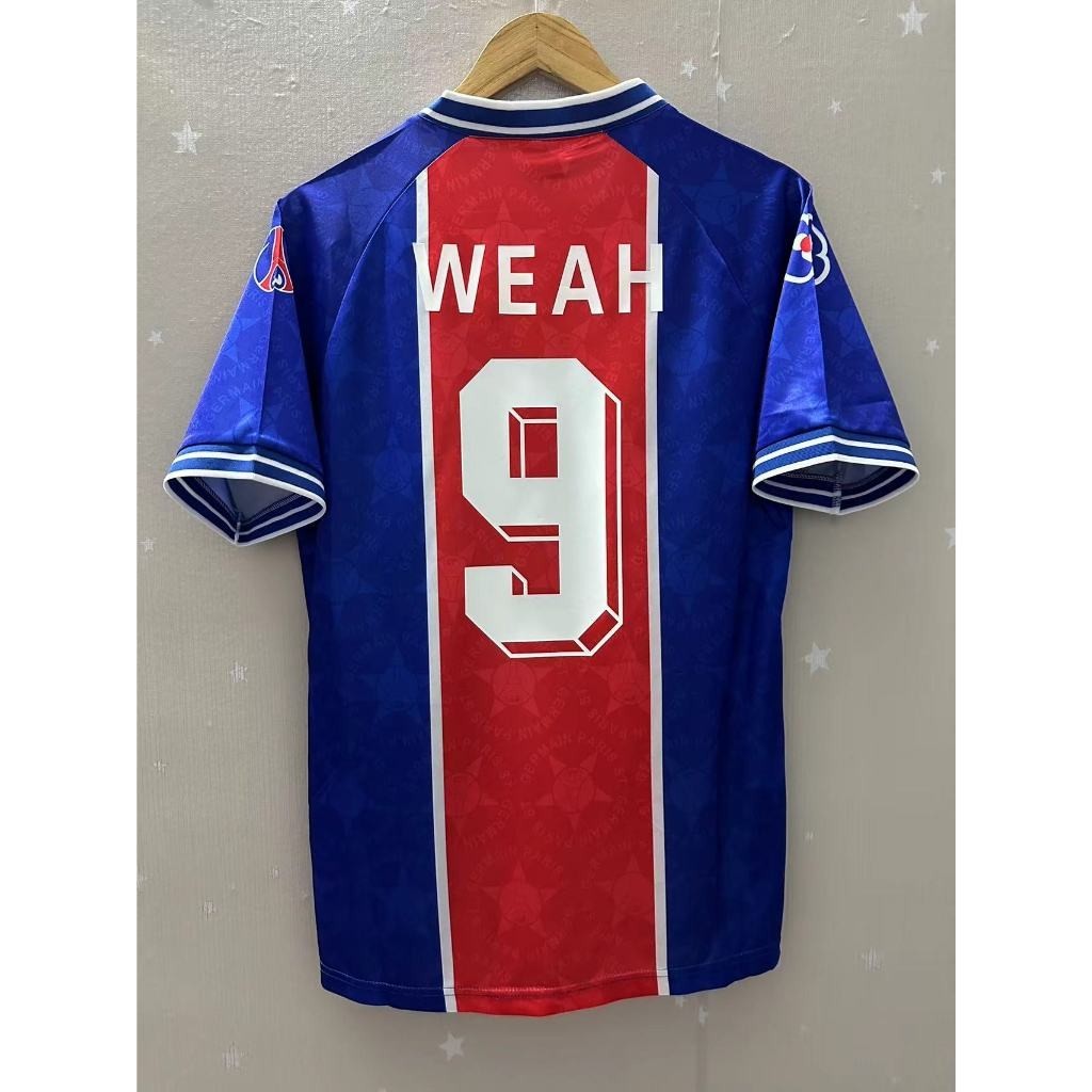 PSG Paris Saint-Germain Home Retro Soccer Jersey คุณภาพสูง WEAH