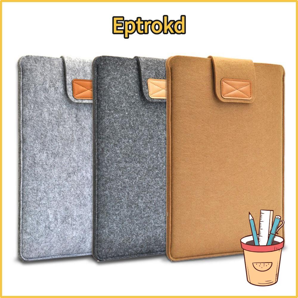 EPTRO e-Reader Sleeve, Felt 6 6.8 7 10 11 นิ้วถุงเก็บแท็บเล็ต,น้ําหนักเบาเรียบง่ายสีสันสวมใส่พกพาสําหรับ Kindle Paperwhite/Kobo/Boox/Surface/ Business