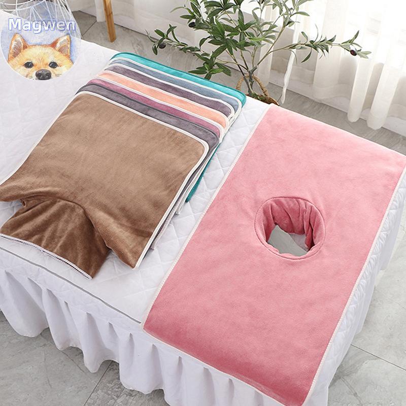 Magwen 40*80 ซม.หนา Beauty SPA โต๊ะนวด Planking ผ้าขนหนูเช็ดหน้าพร้อมเตียงหลุม TH