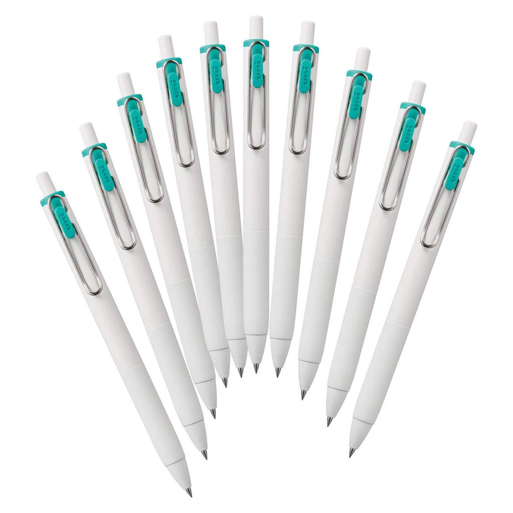 Mitsubishi Pencil Gel Ballpoint Pen Uni-ball One 0.38 Emerald, 10 pieces, Box UMNS38.31.