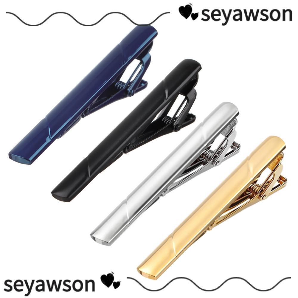 SEYAWSON Tie Clip Upscale Metal Classic Tie Pin