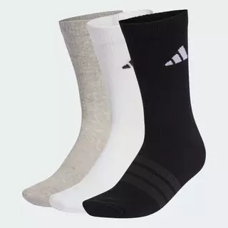 adidas ไลฟ์สไตล์ ถุงเท้ารองรับแรงกระแทกความยาวครึ่งแข้ง SPORTSWEAR (3 คู่) Unisex สีเทา KC9624