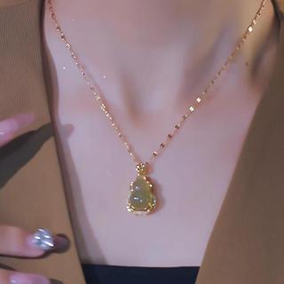 สร้อยคอม้าน้ําเต้าจีนแบบประณีตสำหรับผู้หญิง มัลติฟังก์ชัน กะ…