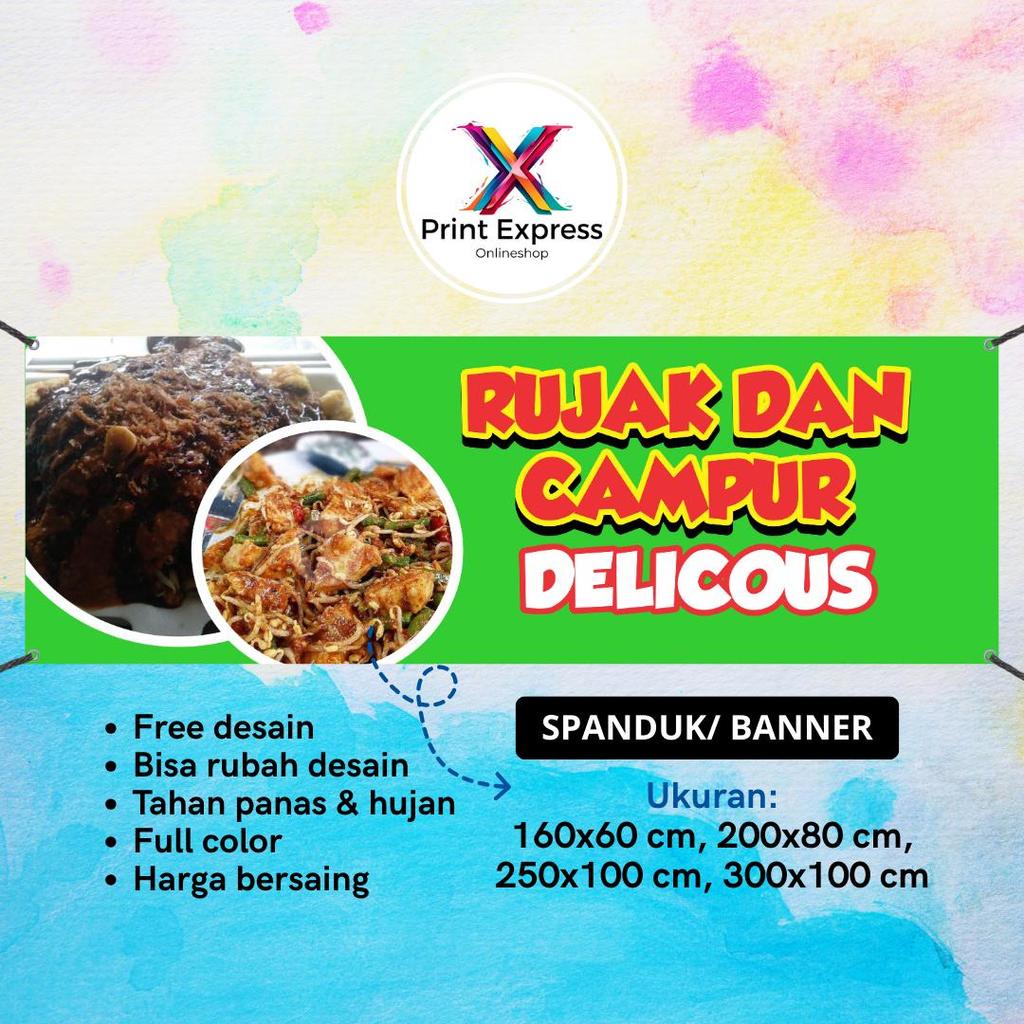 BANNER BANNER Rujak และ Delicous ออกแบบสามารถขอได้