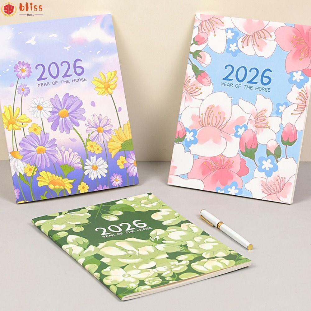 BLLISS 2026 Schedules Notebook, Work Effic Learning Plan Planner Notebook, Practical Life Check-in A