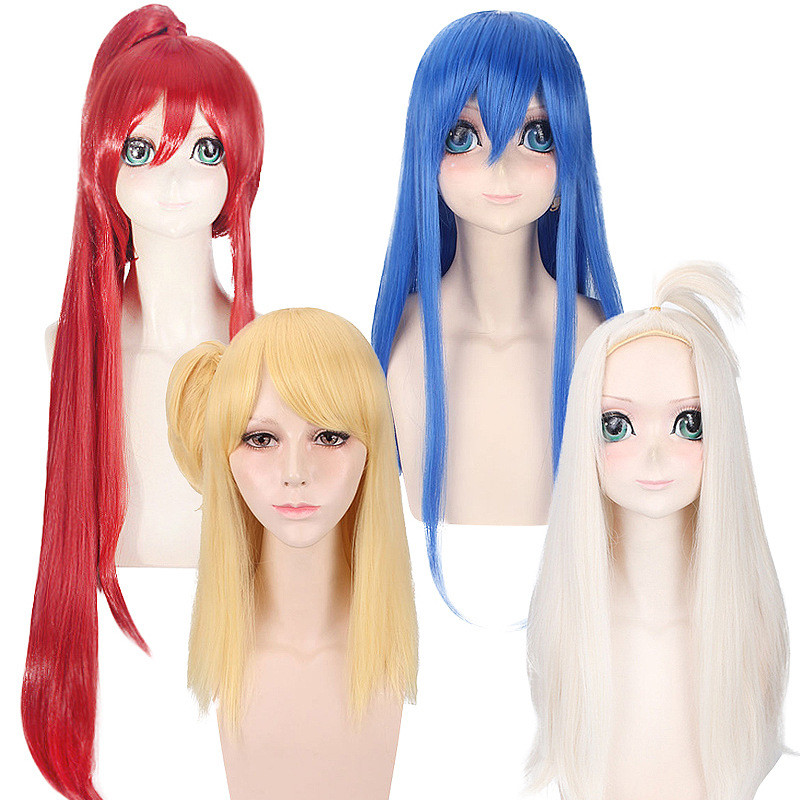 วิกผม cosplay แบบอนิเมะ จาก Fairy Tail และอื่น ๆ