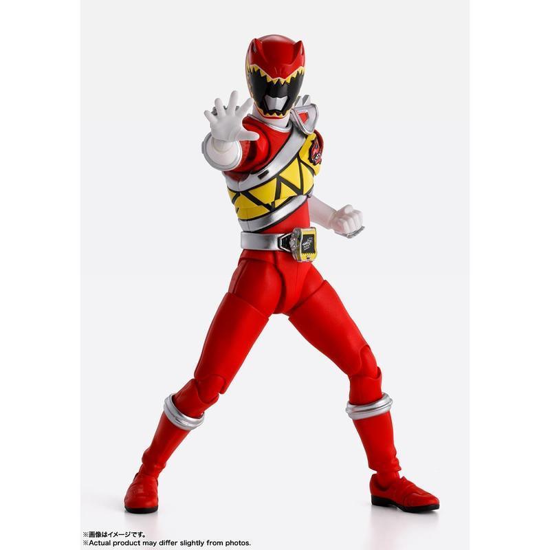 Bandai SHF Real Bone แกะสลักวิธี Beast Electric Team Strong Dragon Strong Dragon Red Can Do k
