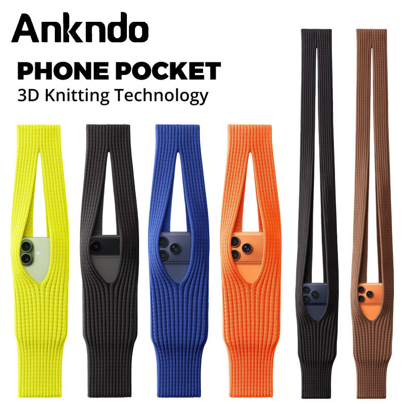 Ankndo โทรศัพท์กระเป๋า Crossbody ถักกระเป๋าถือกระเป๋า 40/80 ซม.กระเป๋าสะพายกระเป๋าเก็บสําหรับโทรศัพท์ทั้งหมด
