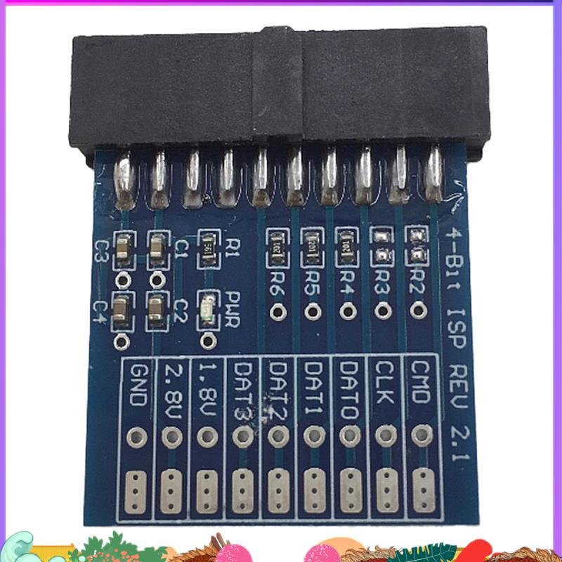 อะแดปเตอร์ใหม่ล่าสุด JTAG , ISP 4-BIT ISP REV 2.1 สําหรับ Easy Jtag Plus Box / เครื่องมือ ESAYJTAG
