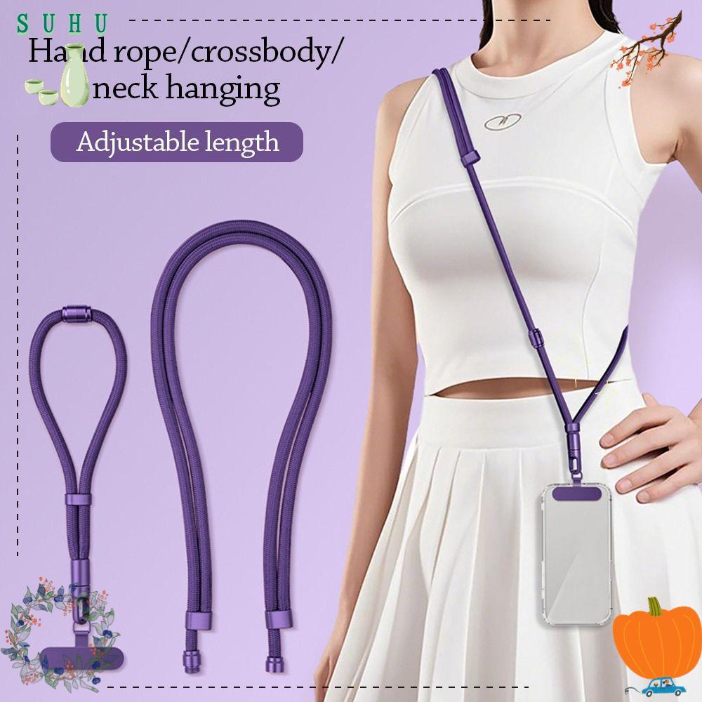 ซูฮู เชือกเส้นเล็ก, สายรัดข้อมือป้องกันการสูญหายแบบปรับได้, อุปกรณ์โทรศัพท์มือถือยาวสั้นทอแขวนสายรัดข้อมือผู้ชายผู้หญิง