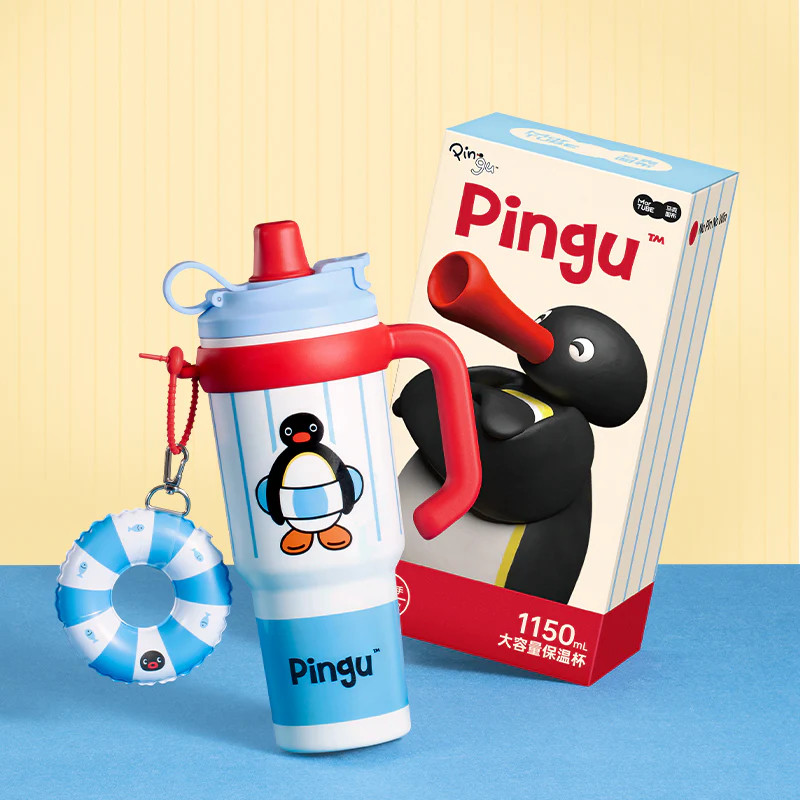 MarTUBE Pingu Large Capacity Sports Water Bottle ความจุขนาดใหญ่ ขวดน้ำสำหรับเล่นกีฬา ราคา ถูกที่สุด ดีลบีเคเค แกลเลอรีภาพที่ 2