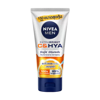 Nivea นีเวีย เมน เอ็กซ์ตร้า ไบรท์ ซีแอนด์ไฮยา เอจ ดีเฟนซ์ วิตามิน วอช 150 กรัม โฟมล้างหน้า