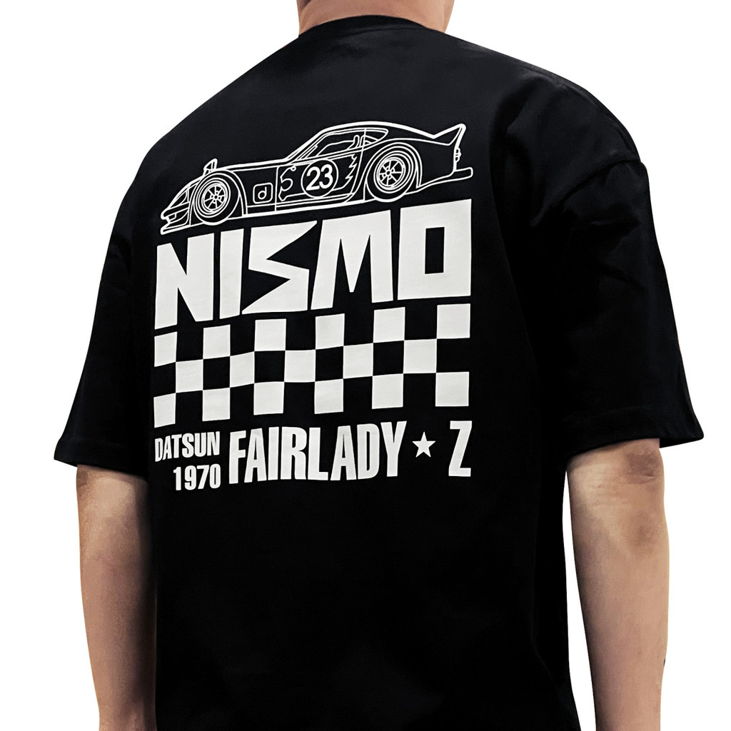 男女同款ผ้าฝ้าย 100% 机车 Fairlady Lady 240Z纯棉透气宽松百搭上衣