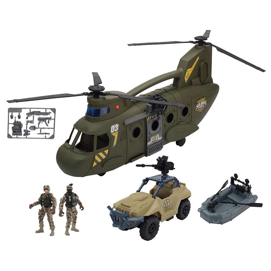 Soldier Force โซลเดอร์ ฟอต สน็อค แครี่ เพลเซ็ต *Only At Toys R Us* (#932650)
