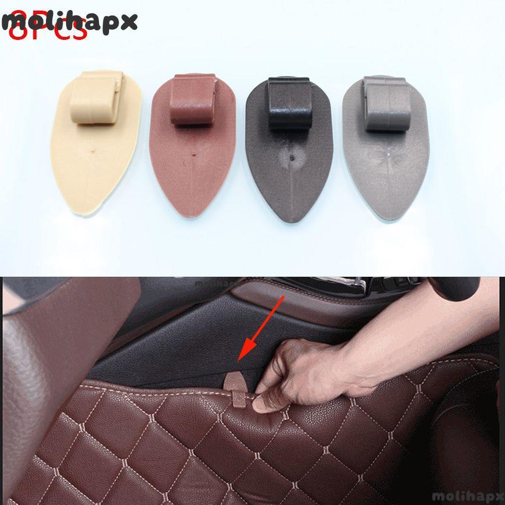 MOLIH 8 ชิ้นรถคลิป Grips ปฏิบัติผู้ถือพรม Fixing