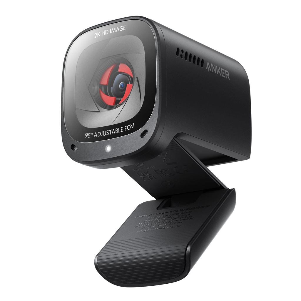 Anker PowerConf C200  เว็บแคมขนาดกะทัดรัด 2K  ลดเสียงรบกวน  การควบคุมอัตราขยายอัตโนมัติ  โฟกัสอัตโนมัติ  การปรับมุมมอง  ฝาปิดความเป็นส่วนตัว ผลิตภัณฑ์ใหม่ที่ถูกกฎหมายและเป็นของแท้