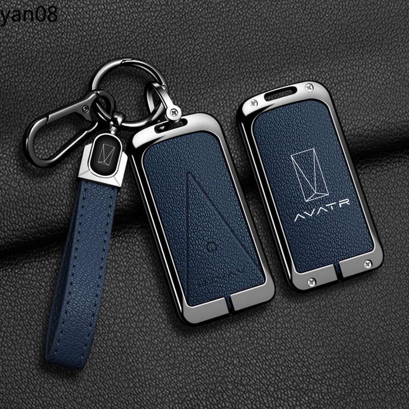 สังกะสีอัลลอยด์ฝาครอบกุญแจรถสําหรับ Avatr 07 2024 Max Ultra Key Holder เปลือกกุญแจรถอุปกรณ์เสริมกุญแจรถ