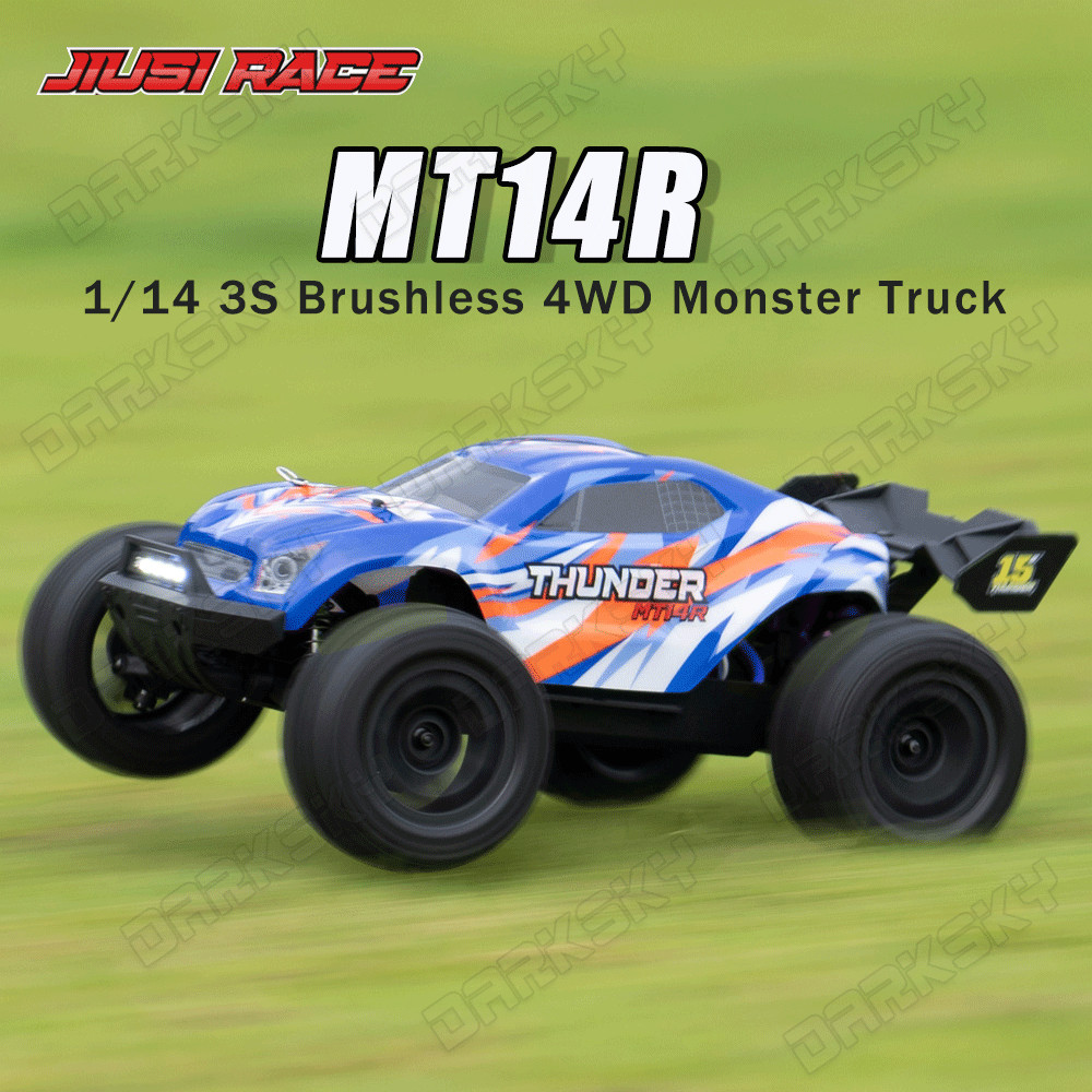 THENER MT14R 1/14 3S Brushless 4WD BUGGY RC รีโมทคอนโทรลรุ่นรถความเร็วสูง Tail Wing รุ่น V3 รถบรรทุก