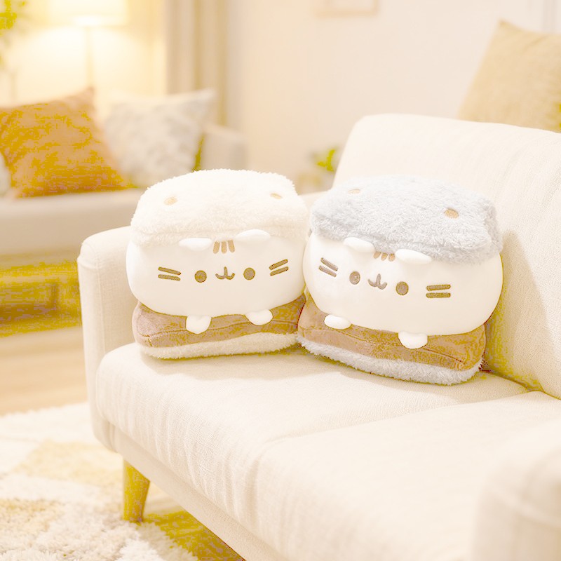 Pusheen Pusheen ตุ๊กตาแซนวิชตุ๊กตาน่ารักของขวัญวันเกิดตุ๊กตาของเล่นตุ๊กตาแมว