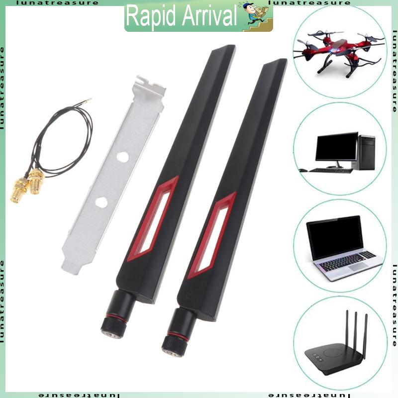 Lun MHF4 ถึง SMA เสาอากาศหญิงสาย WiFi สําหรับ 7260NGW 7265NGW 8260NGW