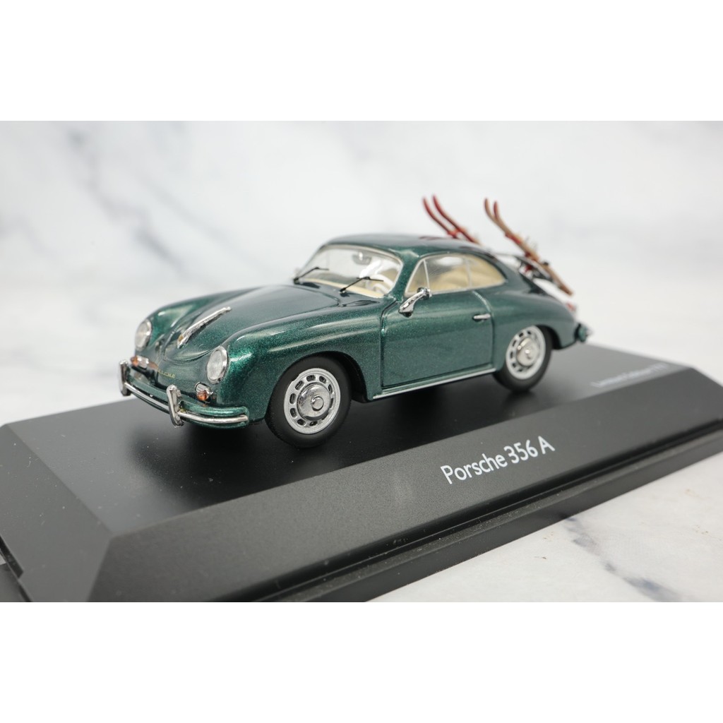[คลังสินค้าพร้อม] สกู๊ตเตอร์ 1/43 Porsche 356 พร้อมกระดานสกีรุ่นแพ็คเกจเดิมไร้ที่ติ, จ่ายในการจัดส่ง