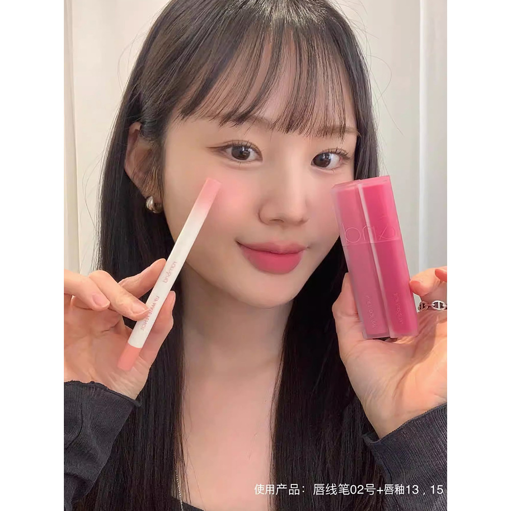 lipliner ลิปไลเนอร์ สินค้าใหม่เกาหลี romand BLUR FUDGE Velvet Matte Lip Liner Matte Cold Tuning Warm