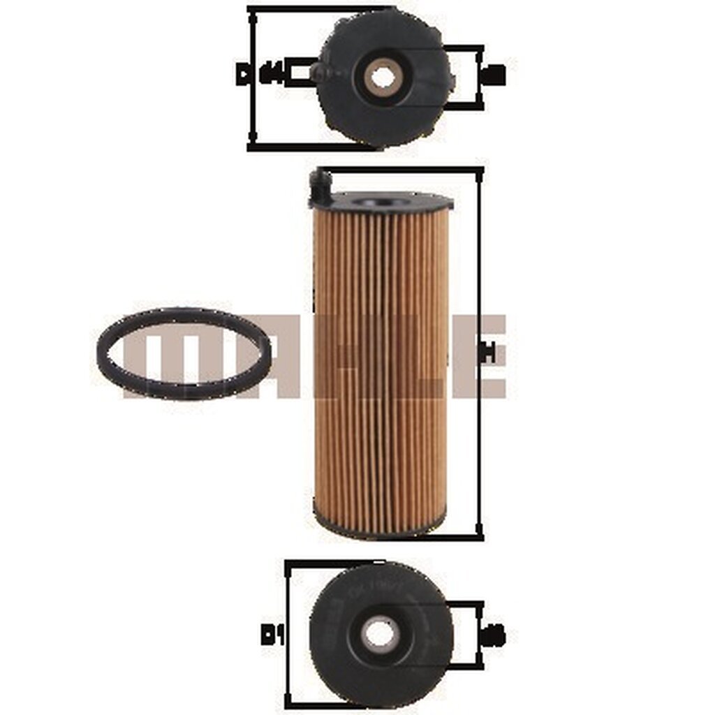 กรองเครื่อง AUDI A4 B7 B8 A5 A6 C6 2.7 3.0 TDI A8 D3 Q7 3.0 4.2 TDI VW TOUAREG 3.0TDI MAHLE