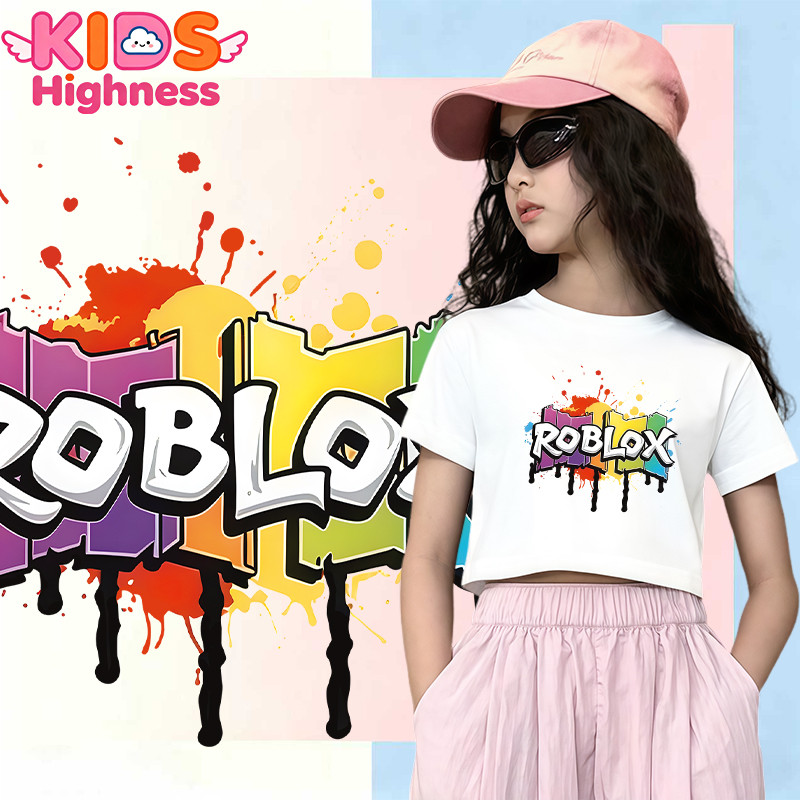 (จัดส่งตลอด 24 ชั่วโมง)KIDS Highness  cotton 100% เสื้อเด็ก เสื้อคอกลม ใส่สบาย ลายพิมพ์แฟชั่น #L67