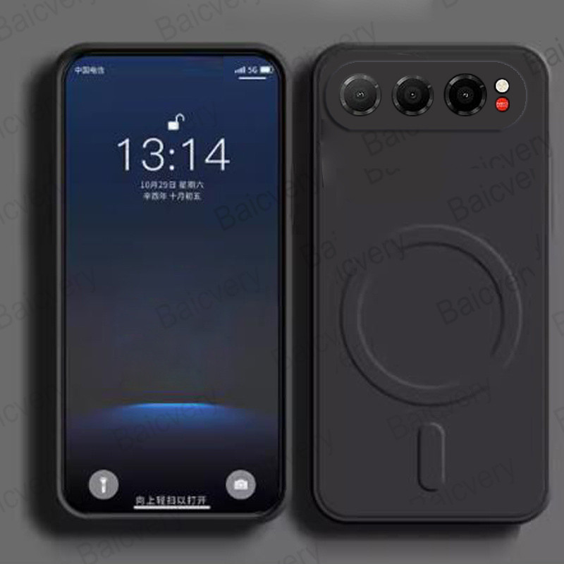 สําหรับ ZTE NUBIA AIR Air 5G ปลอกผิวกรณีเคสโทรศัพท์พร้อม Magnetic Wireless Charger Holder