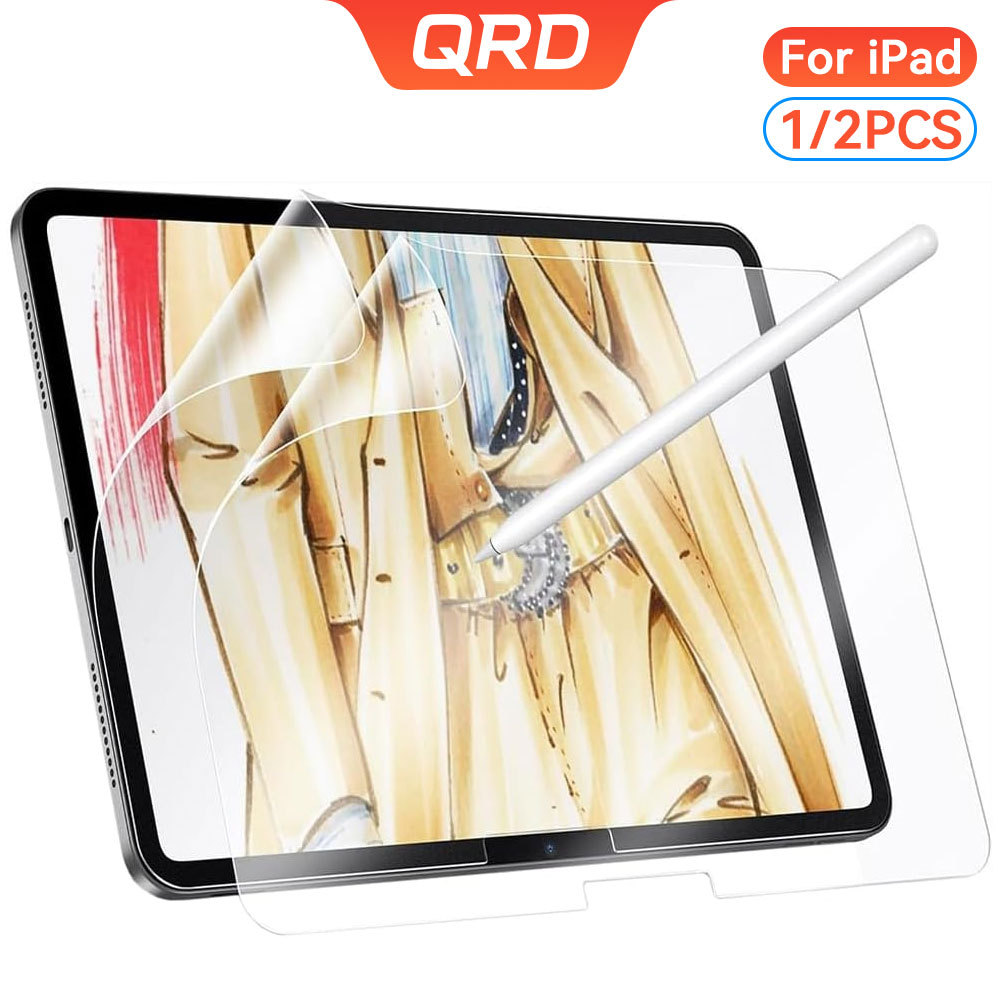 QRD กระดาษรู้สึกป้องกันหน้าจอสําหรับiPad A16 11th / 10th Gen Air 11 M2 M3 5/6th 9.7 Air 4/5 10.9 7/8