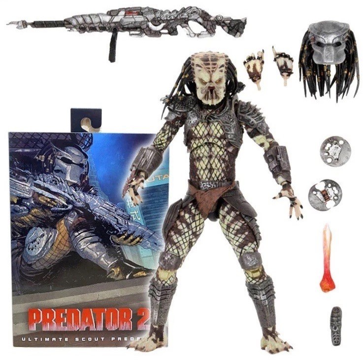 NECA Predator 2 Ultimate Scout Predator Action Figure ของเล่น