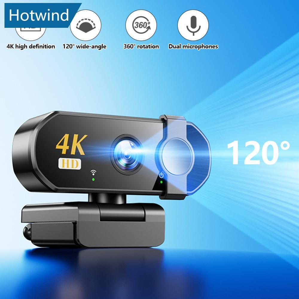 HW 4K HD USB Plug PlayWebcam สําหรับแล็ปท็อปและเดสก์ท็อป Auto-Focus สตรีมมิ่งกล้องสําหรับออนไลน์ Cla