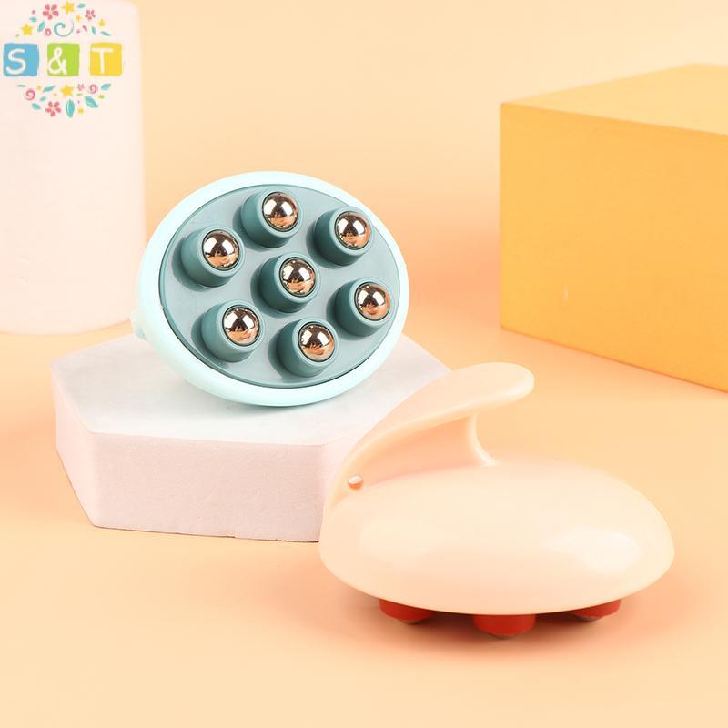 [S&T] 7-Bead Multifunctional Massage Roller Ball Massage Professional Pressotherapy แบบพกพาสวย Healt