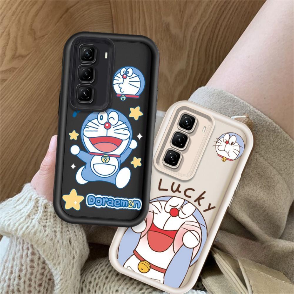ปลอกสําหรับ INFINIX HOT 50 4G INFINIX X6882 X6882B น่ารักซิลิโคน Doraemon กันกระแทก TPU กรณี