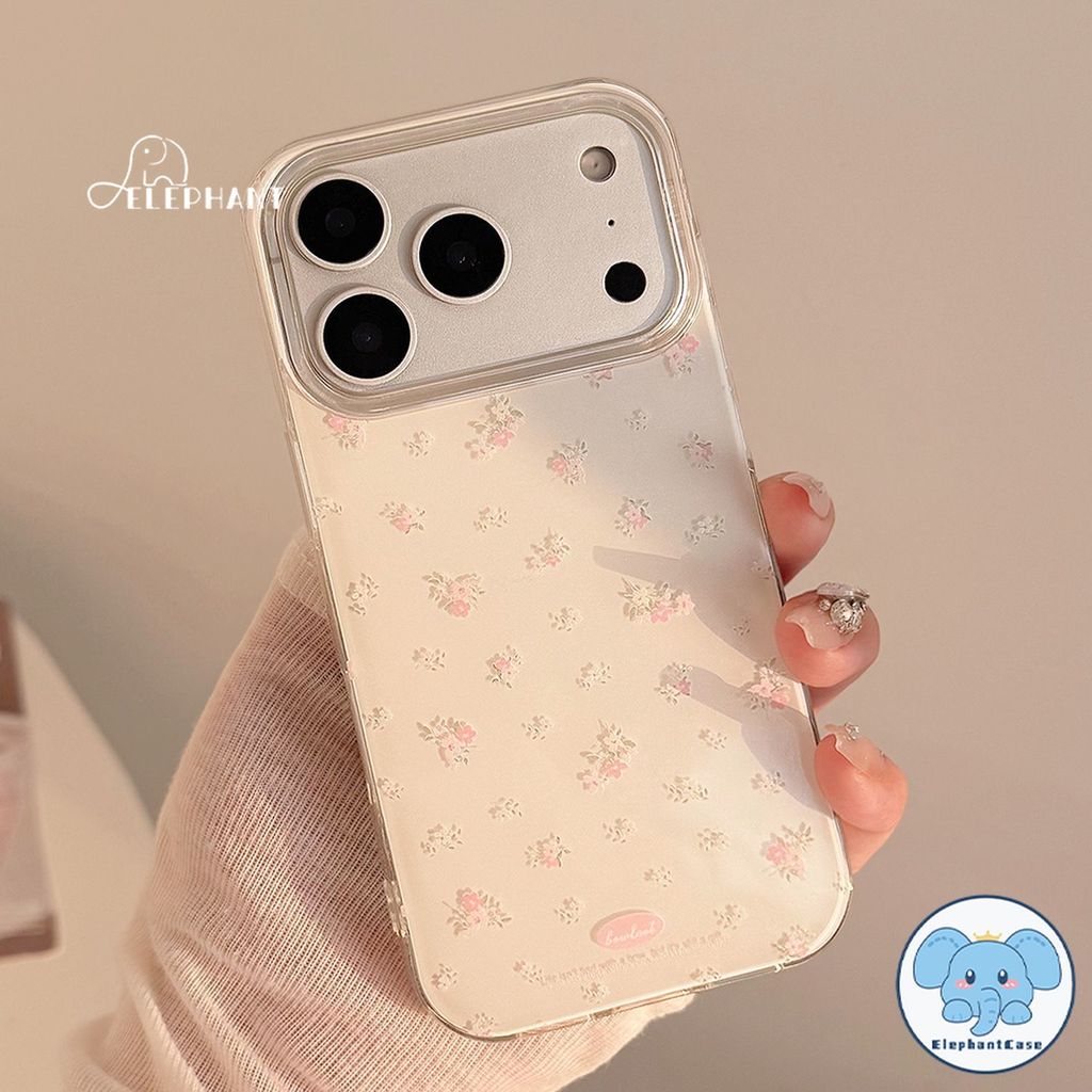 เหมาะสำหรับ 17 สำหรับ IPhone 13 15 17 air 16 11 14 12 Pro Max 15 14 16 Plus ชมพูดอกไม้ขนาดเล็กกำไลข้อมือ imd ใหม่
