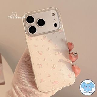 เหมาะสำหรับ 17 สำหรับ IPhone 13 15 17 air 16 11 14 12 Pro Max 15 14 16 Plus ชมพูดอกไม้ขนาดเล็กกำไลข้อมือ imd ใหม่