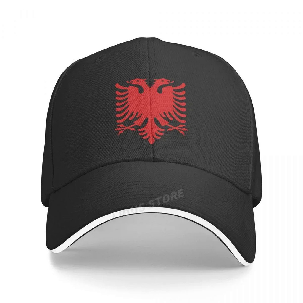 Albania Eagle Caps Albania เบสบอลหมวก Cool ผู้ชายผู้หญิงกลางแจ้งปรับ Albania Flag หมวก LBQZ