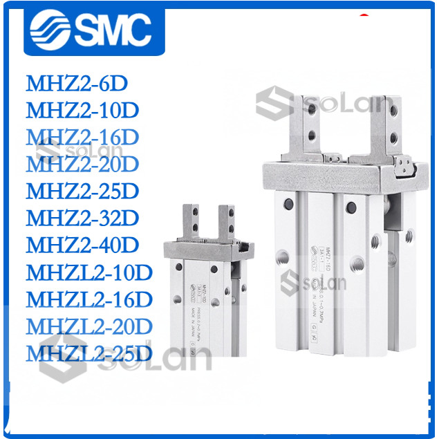 SMC นิ้วกระบอกติดตั้ง Air Claw MHZ2-6D-10D-16D-20D-25D-32D-40D MHZL2-10D-16D-20D-25D