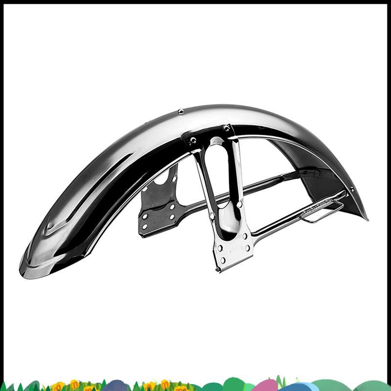 Super Motorcycle Cafe Racer Front Mudguard Mud Flap Motocross Splash Guard สําหรับ CG125 Silver