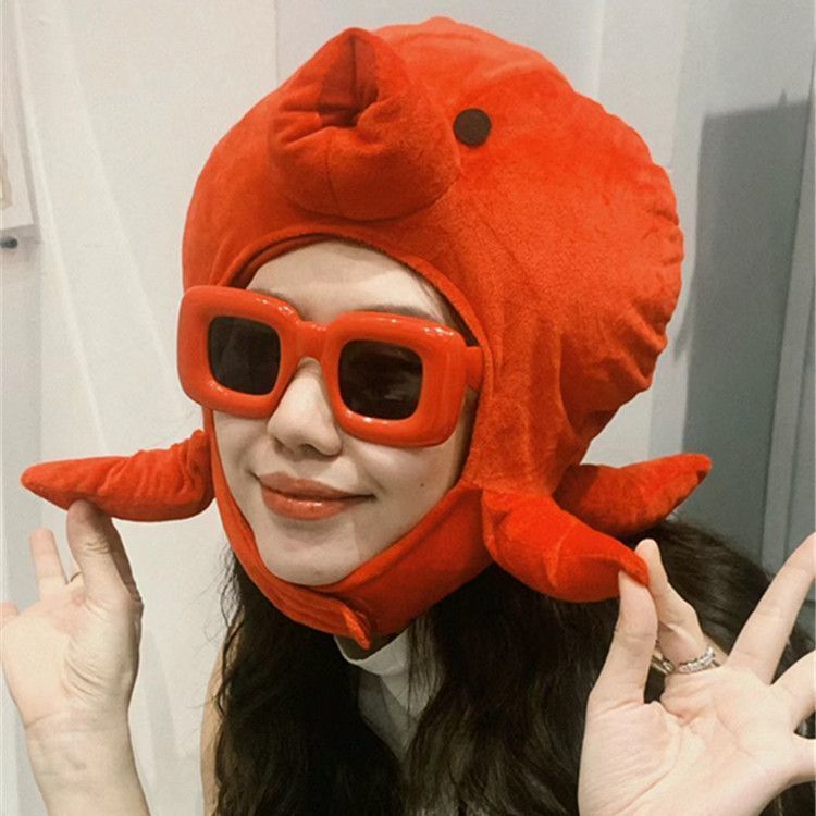 โดปามีน ตลกสนุกสแควร์แว่นกันแดดพองหญิงอินเทรนด์ถนนยิงชายแสดงแว่นกันแดด wx2025.12.7