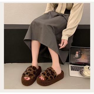 TX47 ขนเฟอร์มินิดีเทลลายเสือ น่ารักแอบแซ่บ นุ่มสบายเท้า ผลิต…