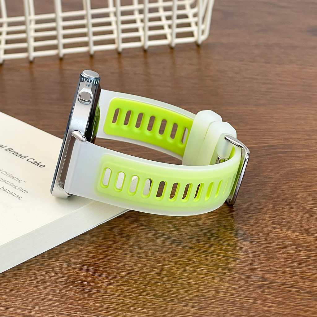 โปร่งใสทูโทนซิลิโคนสําหรับ Honor Watch Choice 2i สายคล้องคอสร้อยข้อมือระบายอากาศสําหรับ Honor Choice 2i Smartwatch อุปกรณ์เสริม