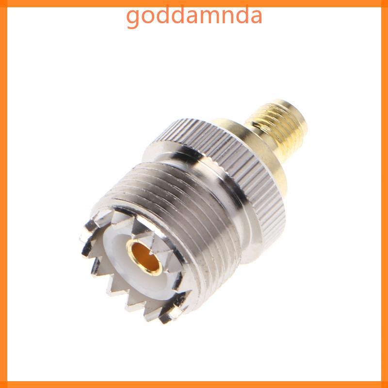 GODD SMA Female To UHF Female RF Coaxial Connector Adapter SO-239 SO239